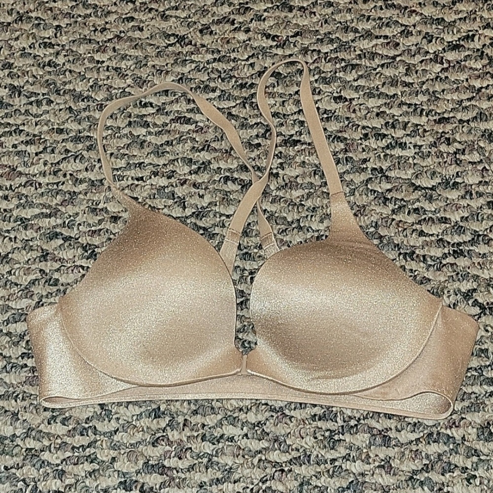 Victoria's Secret Shimmery Nude T-Shirt Bra